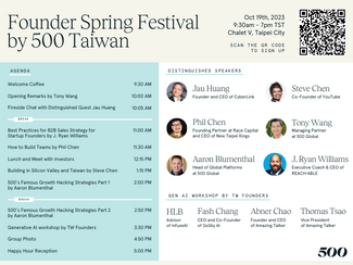 500 Global’s Founder Spring Festival
